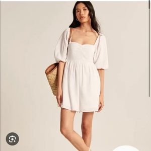 Abercrombie babydoll romper pink